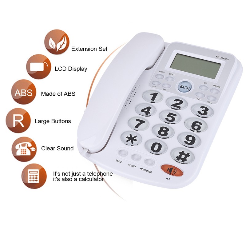 Dual port Corded Telephone With Caller ID Display With Speakerphone