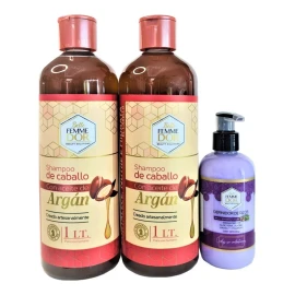 Belle Femme D´or Kit Shampoo Femme D´or + Definidor De Rizos