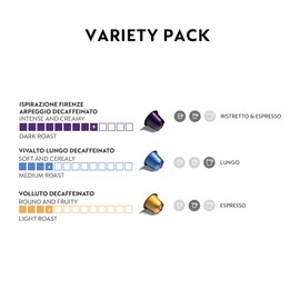 Nespresso Decaffeinato Variety, 30 Capsules