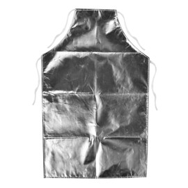 Heat Resistant Apron, 1000°C Fireproof Thermal Insulation Aluminum Foil Apron, High Temperature Working Apron for Kitchen Cooking Crafting BBQ Welding