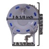 NUFLUSH 3.5 inch Flapper Assembly, Chemical Resistant Flapper For 1