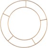 Basic Wire 12in Flat Wreath Ring - Single Floristry Hoop