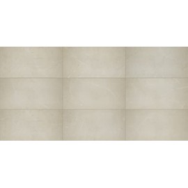 Daltile Perpetuo 12" x 24" Marble Look Porcelain Floor Tile in Polished Elegant Beige for Kitchen, Bathroom, Living Room Floors | (9 PC Per Carton) (17.01 SQFT Per Carton)