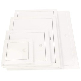 KOTARBAU - Access Panel - 200 mm x 300 mm - ABS Plastic - Inspection Door - White - Maintenance Hatch - Snap Closure - Sturdy Opening - Universal