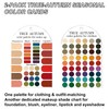5pcs Deep Autumn Color Analysis Palette Draping Kit