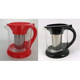New Bistro Teapot 1.0 L with Tea Strainer Red