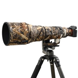 ROLANPRO Camouflage Lens Cover for Sigma 300-600mm F4 DG OS Sports Lens Protective Sleeve Protection Case Rain Cover-#59 Grass camo Waterproof