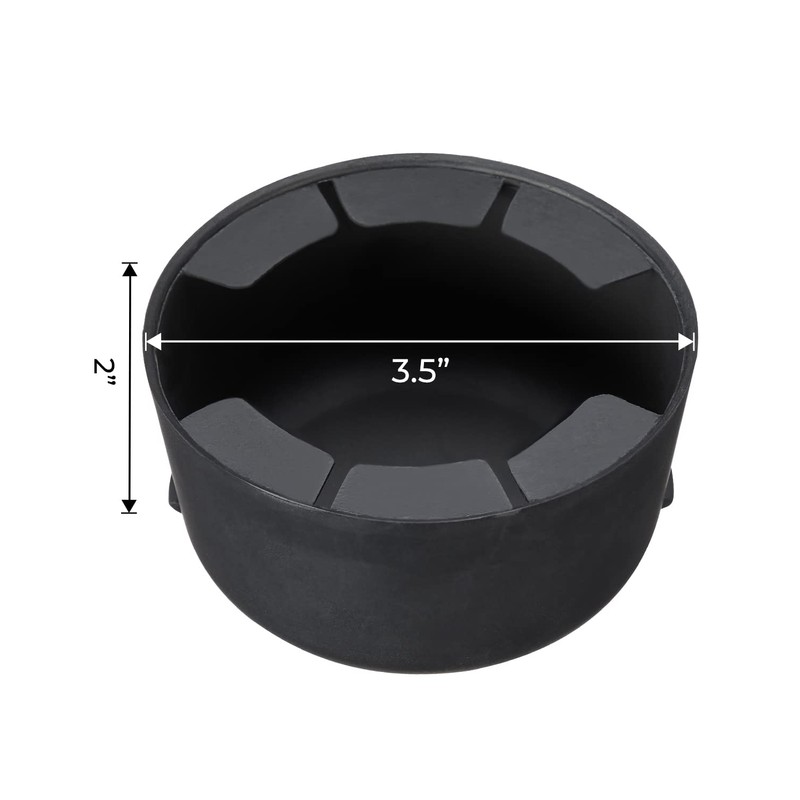 JOYTUTUS Cup Holder Insert 3.5" Compatible with Trailblazer 2002-2009, Fit