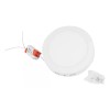Sanelec Lampara Led Plafon Sobreponer Redondo 12w Luz Calida 2