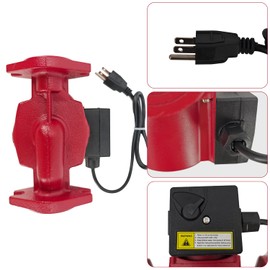 59896773 UPS15-55SFC 3-Speed Circulator Pump 58/77/87w 1/8HP 1/10HP 1/12HP 115V 60 Hz hot water circulation pump
