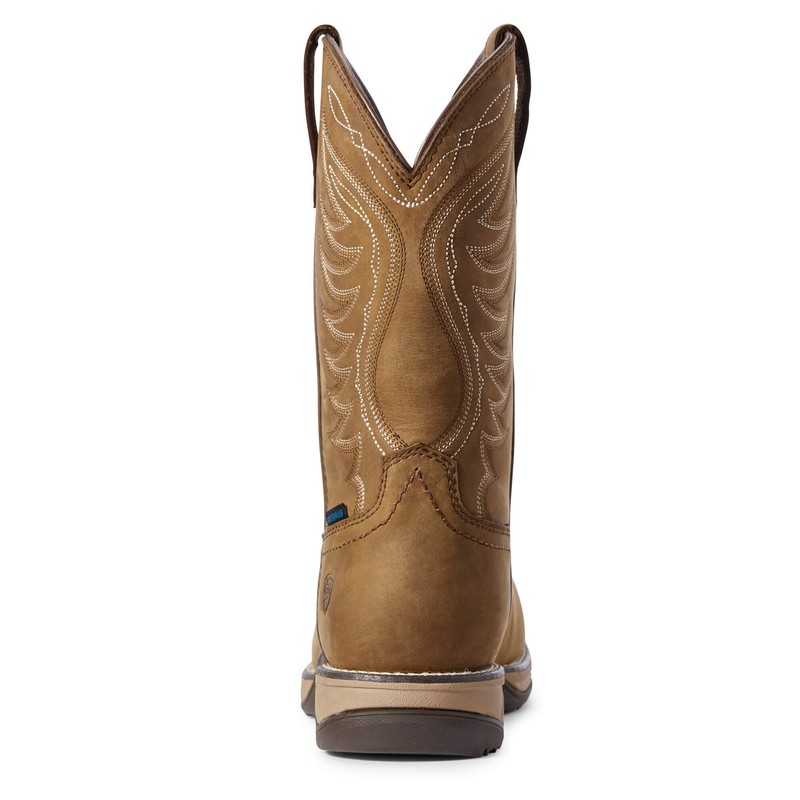ARIAT Womens Anthem Waterproof Composite Toe Work Boot Distressed Brown