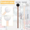 4 Pcs Steel Tongue Drum Mallets, 5.9 Inch Rubber Drum