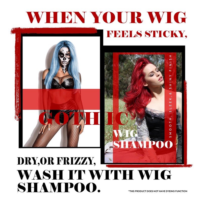 2 in 1 Wig Shampoo & Conditioner, Human Wig Care