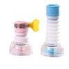 XINGSUI 2 Pcs Rotatable Splash-Proof Faucet Nozzle, Tap Water Saving Device, Used in Kitchen, Bathroom and Shower Room Folding Faucet (2 Colors)