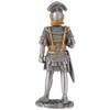 Roman Legionnaire with Sword in Pewter, Silver and Gold Painted