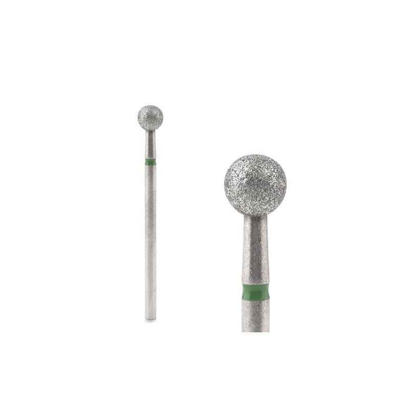 Rolabling Ball Shape Diamond Nail Drill Bit 3/32" Cuticle Gel