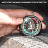 SAFELIFE Tire Tread Depth Gauge, Dial Type Tire Tread Depth