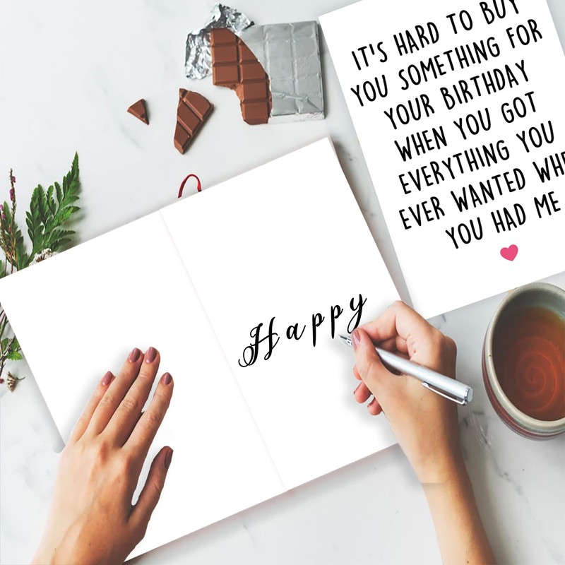 YiKaLus Naughty Birthday Card for Him Her