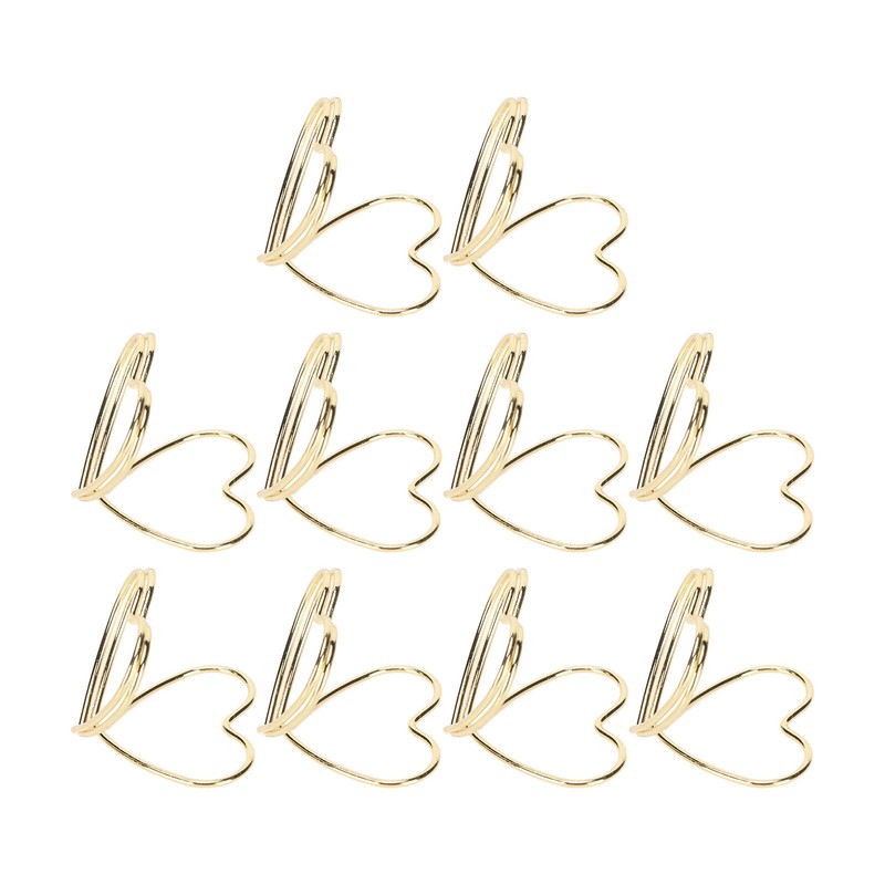 50Pcs Place Card Holder Heart Shape Cute Colorfast Table Card