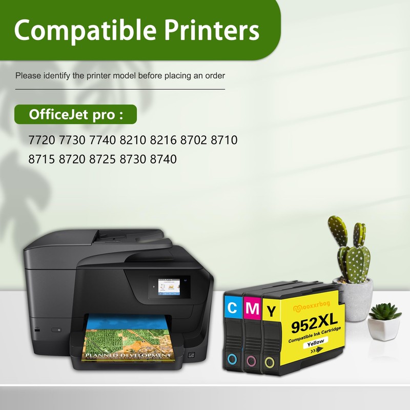 952XL Ink Cartridges Combo Pack Compatible 952 952XL Ink Cartridge
