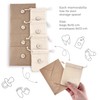 Ulanik Wooden Set Box of Childhood Memories, Cards for Memory