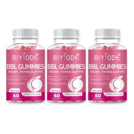 3 Botes Bbl Gummies Nalgotas Caderas Bubotas Buenota!!! Sin Sabor