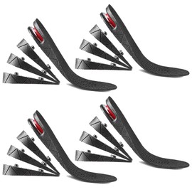 Height Increase Insoles, 4-Layer 2.7” Heel Shoe Lift Kit with Air Cushion Taller Shoes Insoles Heel Insert for Men & Women Taller Insoles(2 Pairs 4 Layer)