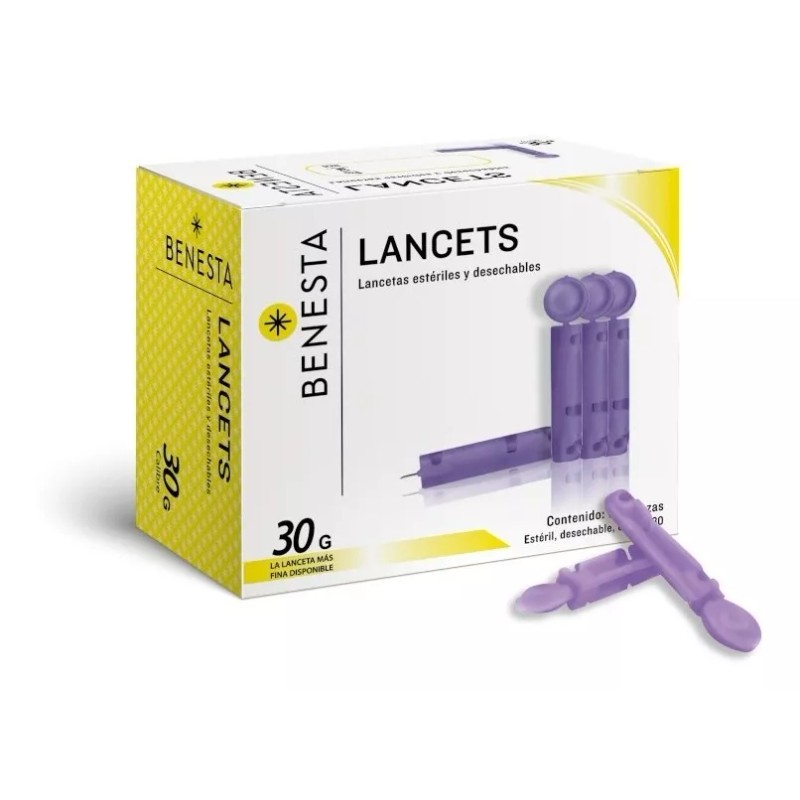 Benesta 2 Pack Lancetas Universales Benesta De 30g Caja 100