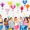 Hanging Hot Air Balloon Paper Lanterns Set, Party Decoration Birthday