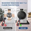 28 x 28 inch Large Thickened Silicone Washing Machine Drain