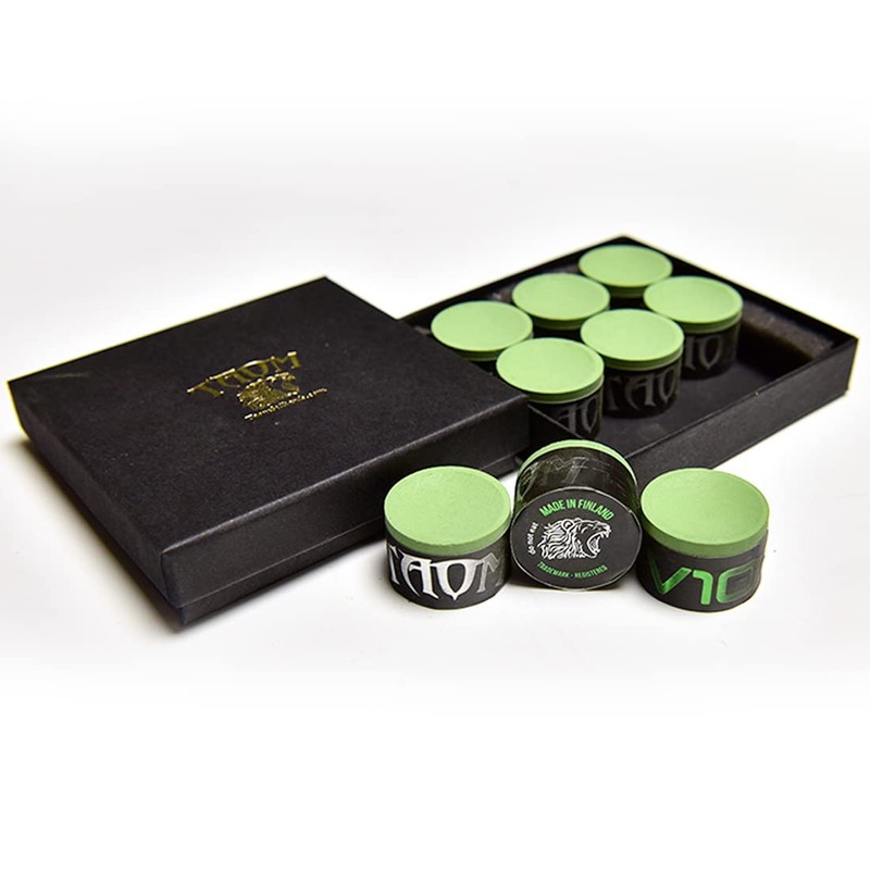 CRICAL TAOM Chalk Round Blue Green Pink Pool Snooker Chalk