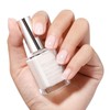 Gellen 4-In-1 Illuminating Nail Concealer Base Coat Polish Milky White,