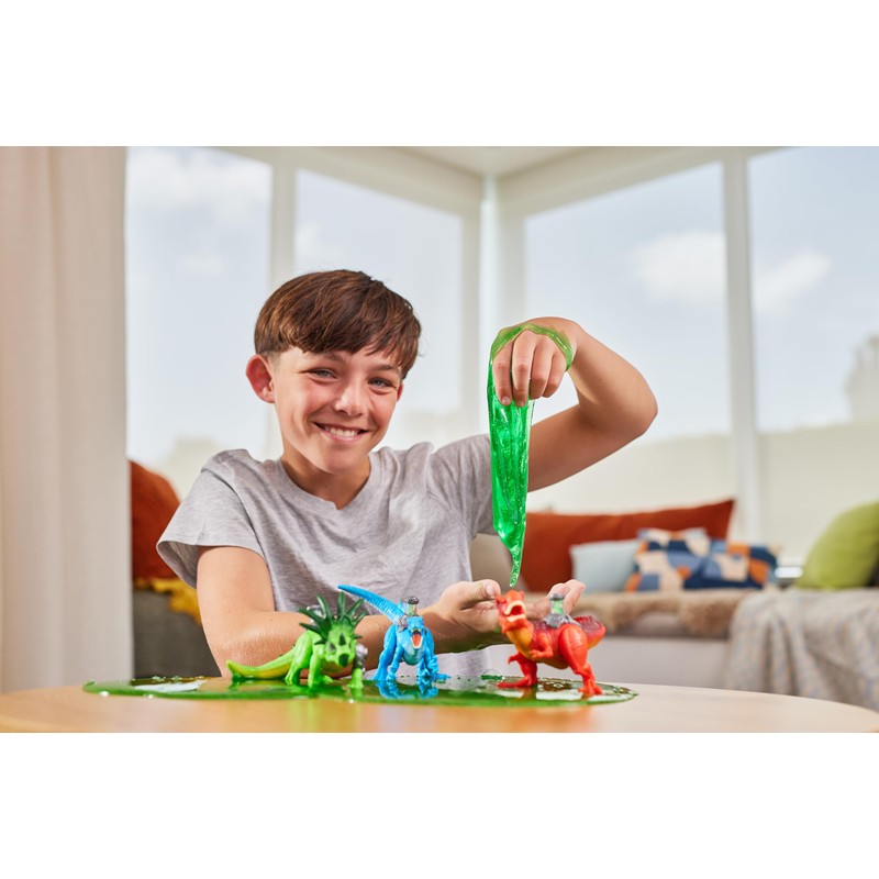 Robo Alive Dino DNA by ZURU, Light-Up DNA Helix Spine.