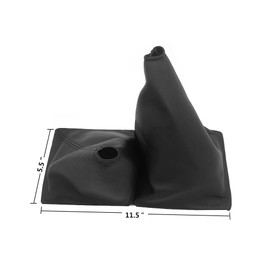 BuliBoao Manual Shift Boot Cover, Shifter Cover Fits for Toyota 4Runner Pickup 4x4 5spd 1984-1989 Black, 11.5" Length Frame