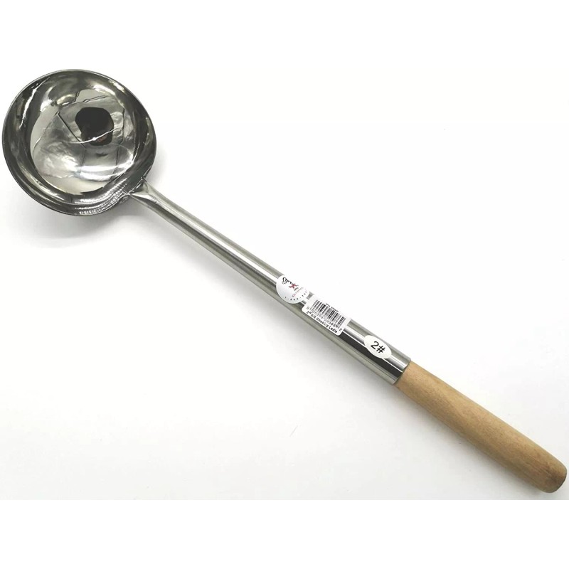 iPro Kitchenware 8 oz Chinese Cooking Ladle *(Width: 4-1/2" x
