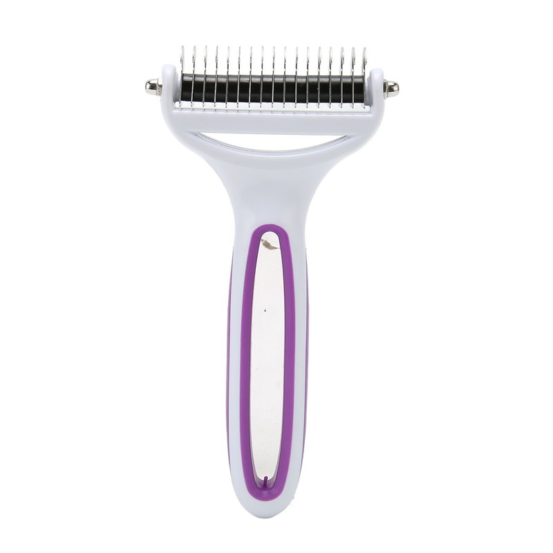 2 in 1 Pet Grooming Brush Washable Pet Dematting Comb
