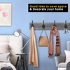 Bosdontek 10 Pcs Modern Coat Hooks Wall Hooks Clothes Hat