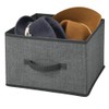 MDESIGN Set of 2 Fabric Storage Boxes, for Organizing the