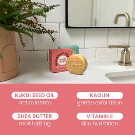 Broken Wave Body Wash Soap Bar | Good. Clean. Fun. | Natural Fragrance, Plastic-Free & Eco-Friendly | Vegan, Cruelty-Free, Sulfate-Free, Paraben-Free | RSPO Palm Oil | Made in the USA (2 Pack)