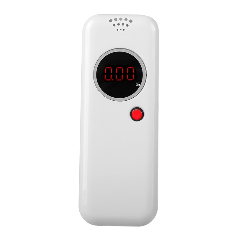 LCD Mini Digital Backlight Folding Mouthpiece Alcohol Breathalyzer Meter Analyzer
