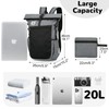 Outplea 20L Foldable Backpack Men Women Ultralight Rolltop Backpack Packable