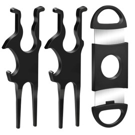 Golf Holder Divot Tool - 3-in-1 Magnetic Golf holder for Golf Cart, Divot Tool, Ball Marker, Beer Opener, Portable Golf Cart Accessories, Hands-Free for Golfing, Grilling, Fishing, Travel, Hunting