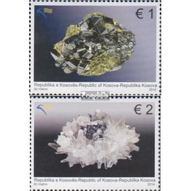 kosovo 297-298 (complete.issue.) fine used/cancelled 2014 minerals out the Trepca mine (Stamps for collectors) Minerals/Fossils/Jewelry/Watches