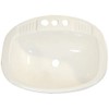 Lasalle Bristol 16 270PW 16 x 20 White Oval Sink