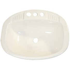 Lasalle Bristol 16 270PW 16 x 20 White Oval Sink