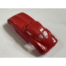 Lionel '63 Corvette Red Plastic Body (Body Only) for Thunderjet 500 - NEW