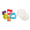 Premier Housewares Heart Shaped Cutters - Set of 5, Multi-Coloured