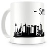 Samunshi® Sydney Skyline Coffee Cup / Tea Cup Height 95