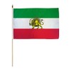 Iran (Lion) 12x18in Stick Flag - 1 dozen pack