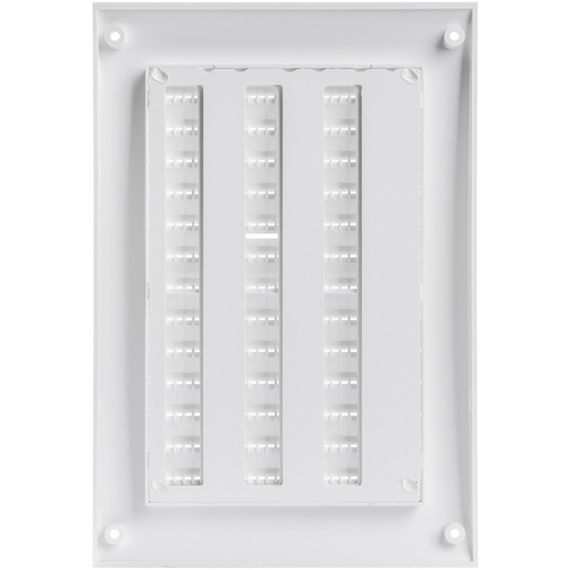 Repa Market White Adjustable Ventilation Grill - Louvered Air Vent